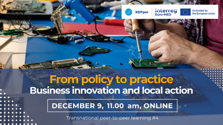 Invitation to the webinar ” From policy to practice: business innovation and local action”
